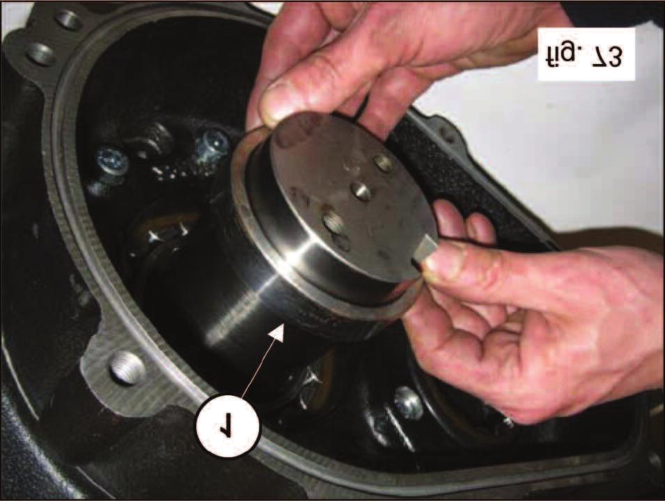 Take care to fully and properly insert the O-ring in its housing on the