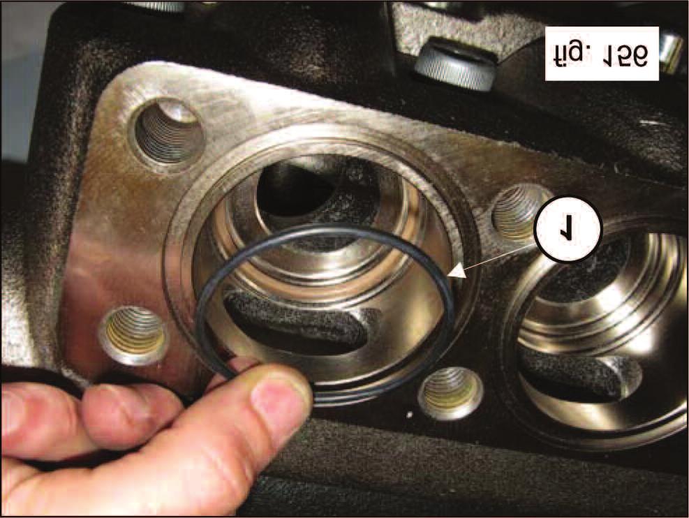 Insert the O-ring, exploded view position 24