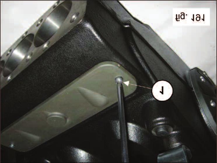 Insert the O-ring on the inspection covers (1, fig. 190) and assemble the covers with the use of 2+2 M6 x 14 screws (1, fig. 191).