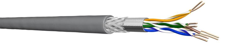 UC300 HS24 Cat.5e UC300 HS24 Cat.5e SF/UTP Installation Cable Cable Application Primary (Campus), Secondary (Riser), Tertiary (Horizontal) IEEE 802.3: 10Base-T; 100Base-T; 1000Base-T; IEEE 802.