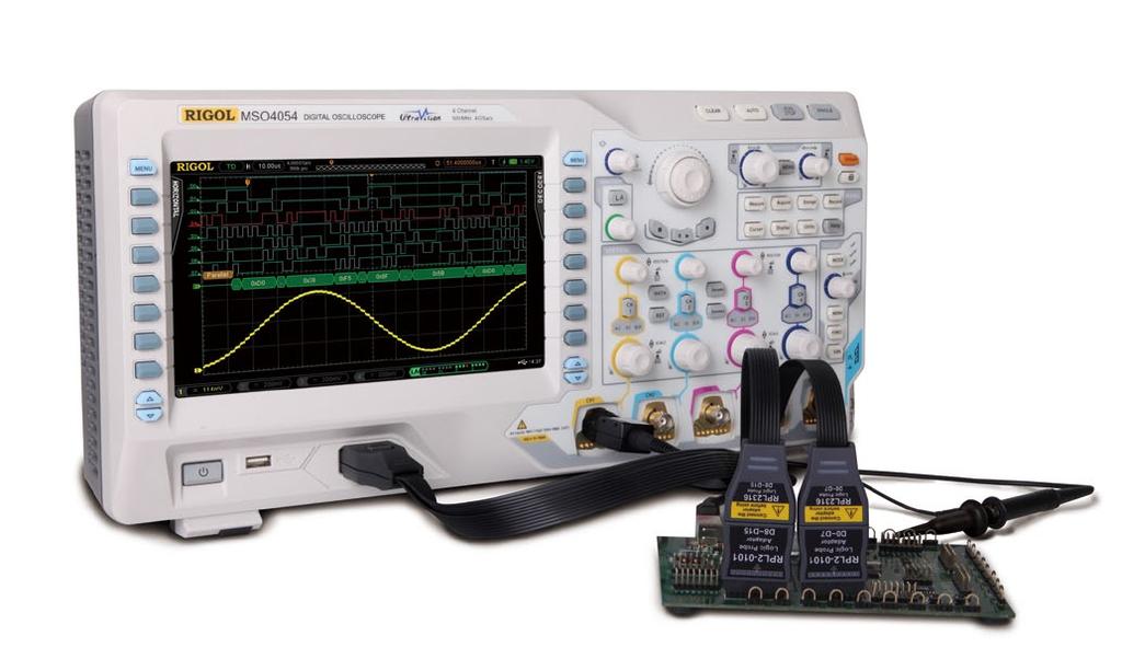 MSO4000 Series Mixed Signal Oscilloscope Besides the powerful functions of DS4000, you could get more from MSO4000 with: 16