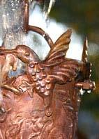 Item #: 2940 Hummingbird Copper Cup top width: 3-1/4 Cup bottom