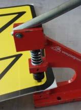 fastening points can be reinforced with plastic eyelets to prevent the substrate from
