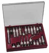 Indicator Point Set Inch A 22-piece assortment which includes all popular indicator contact points Standard 4-48 thread Supplied in