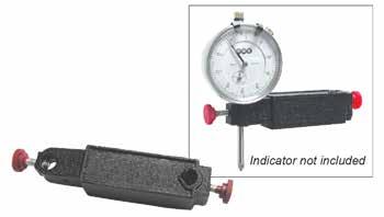 indicators Universal Indicator Holder Allows user expanded ability to hold dovetail test indicators at infinitely variable angles and