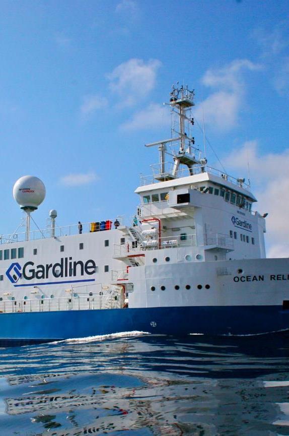 GARDLINE ACQUISITION IN Q3 17 Leading marine geophysical surveys, offshore geotechnical services and environmental surveys in