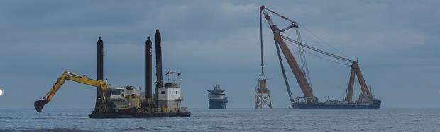 4 MW BoP contractor for 11 suction bucket foundations (EPCI), scour protection, inter array