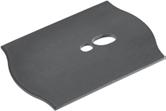 miscellaneous MOULDINGS UNIVERSAL COVER PLATE 1-7/8 x 2-13/18 ITEM NUMBER SATIN BLACK (SB)