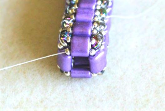 10a 10b 10c 10d 11. Weave the tail and working threads into the bead work. Trim any excess thread. 12.