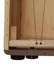 The cajon also features the the Exclusive ATS A Tempo Tuning System for adjusting snare tension and comes complete with a free