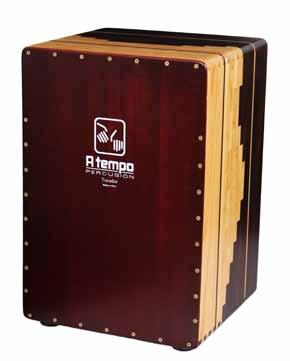 Free gig bag included! Tocador Cajon Code: CJ-TOCAD-01 The body of the Tocador Cajon is crafted by hand from many small pieces of wood for an instrument that looks as good as it sounds.