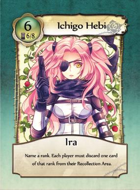 Each player must discard one card of that Rank from their Recollection Area.