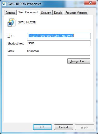 Create links to quickly access Map Direct and GWIS Create three desktop shortcuts. Right-click Desktop, New, and then Shortcut.