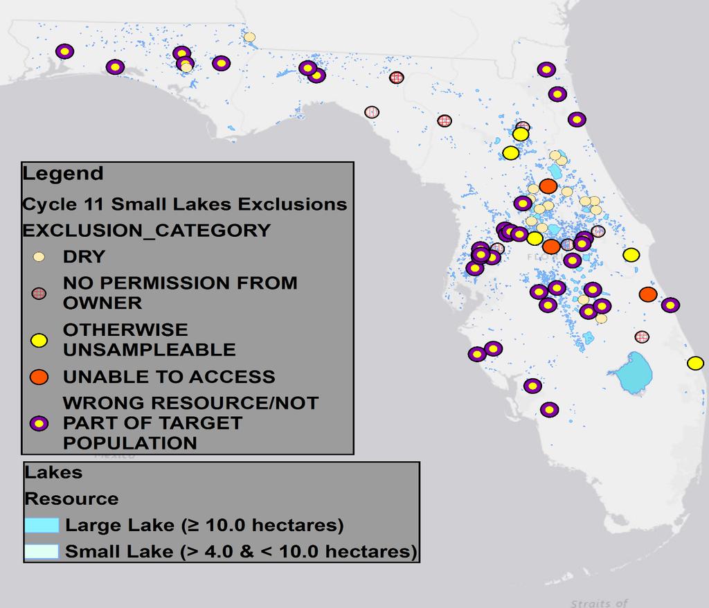 Small Lakes Exclusions