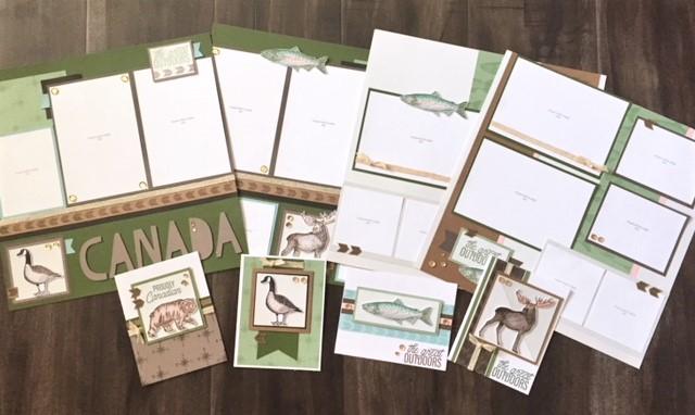 The Great Outdoors Canada Bundle Workshop Supply List This workshop includes: 2 two-page 12 x 12 layouts and 4 cards Supply List: CC101815 The Great Outdoors Workshop Kit Z3298 Cricut Artistry