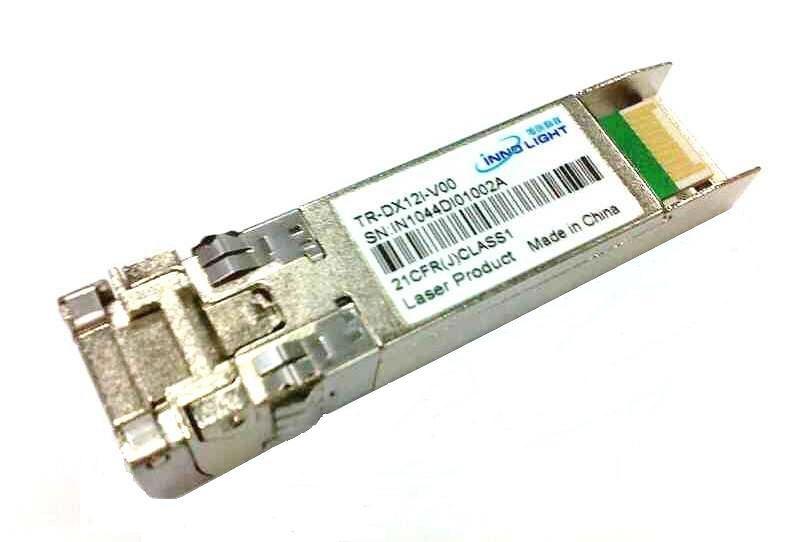 10Gb/s SFP+ BiDi Optical Transceiver TR-DXxxI-V00, 20Km SMF Application 10GBASE-LR/LW Bi-directional, LC connector Features 10Gb/s serial optical interface compliant to 802.
