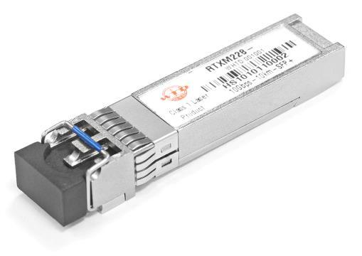 The RTXM228-5XX 10Gigabit DFB laser with CWDM transceiver is designed to transmit and receive serial optical data links up from 8.5 Gb/s to 10.52 Gb/s data rate over 10km singlemode fiber.