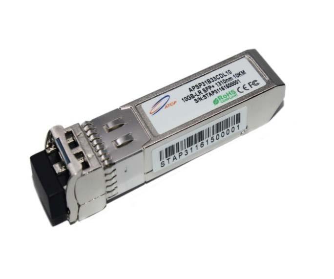 APSP31B33xDL10 Product Features Duplex LC connector Hot-pluggable SFP footprint Uncooled 1310nm DFB laser RoHS compliant and Lead Free Distance up to 10Km on 9/125um SMF Metal enclosure for lower EMI