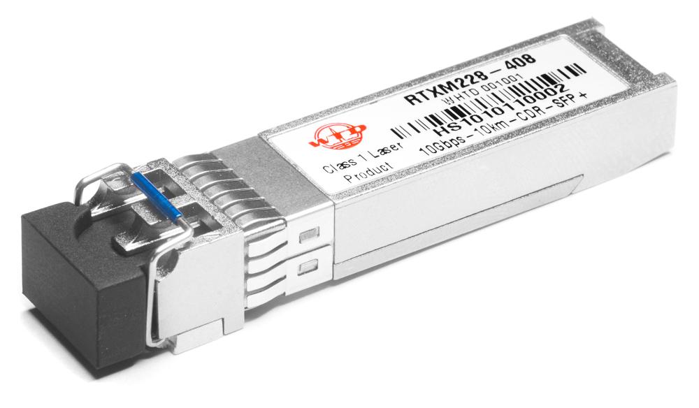 Features l Compliant to SFP+ MSA l Fully RoHS Compliant l All metal housing for superior EMI performance l IPF compliant mechanics (SFF-8432 Rev 5.0) l CDR with 9.95 to 11.