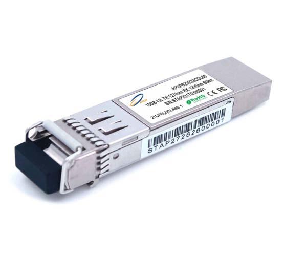 APSPBxxB33CDL60 Product Features Single LC connector Hot-pluggable SFP footprint Uncooled DFB laser RoHS compliant and Lead Free Distance up to 60Km on 9/125um SMF Metal enclosure for lower EMI Power