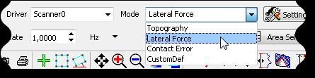 SOLVER NANO SPM Main procedures performed during operations by the Lateral Force Mode 1. Selecting the controller configuration (i. 7.1.1 on p. 49). 2. Adjusting Initial Level of the DFL Signal (i. 7.1.2 on p.