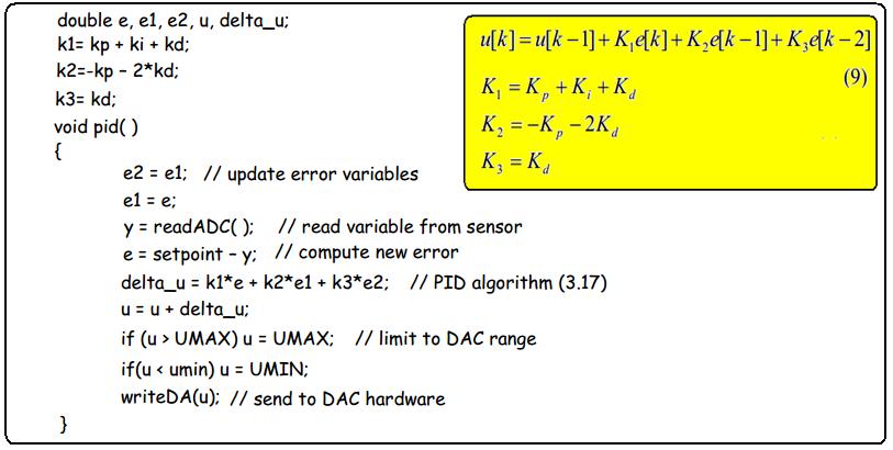 Part III. Examples of PID controllers implemented in FPGA Ex.
