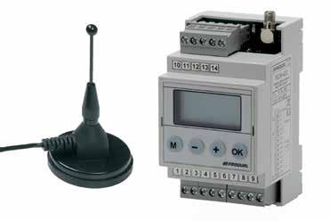 Respectively the control signals that come to base station via Modbus can be directed to I/O modules. FLTA base station needs a FLAN antenna. 24 Vac/dc, 2 VA outputs x 0.
