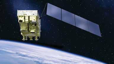 An artist s rendering of the Gaofen-5 Earth remote sensing satellite, launched on May 8, 2018. Note that its scientific instruments are pointed downward, toward the Earth.
