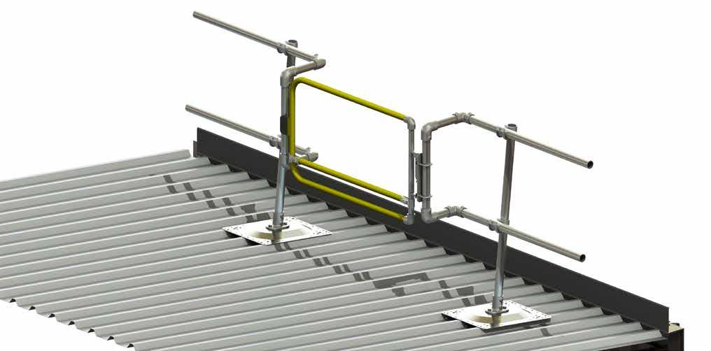 Mounting and tensioning single gate spring Note:- Installing Kee Gate When installing Kee Gate on a pitched roof it is essential that the gate is mounted vertically level to the horizontal.