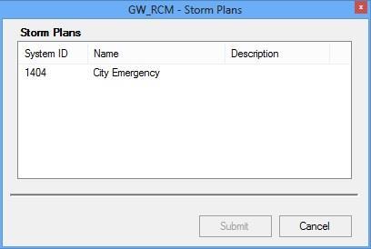 Storm Plans Storm Plans are a grouping of 1 to 4 prioritized pre-defined commands.
