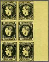 224 Corinphila Auction 30 May 2018 11 1866-1867 Prince Carol Lithographed and Imperforate 4007 4008 4007 2 pa.