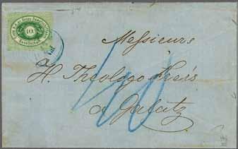 lilac of good colour, tied by circular datestamp 19/7 (1868) in blue (Tchilinghirian fig.
