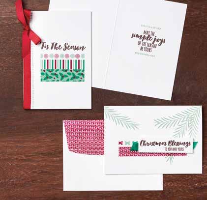 Use with Big Shot (p. 8). you can make it Christmas Pines Stamp Set p.