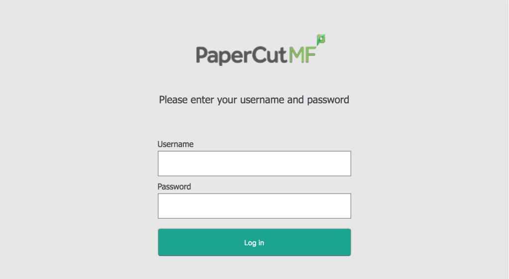 Verify that the print jobs for the simple test user are being held and listed: 6. Log out of the PaperCut MF Admin web interface. 7.