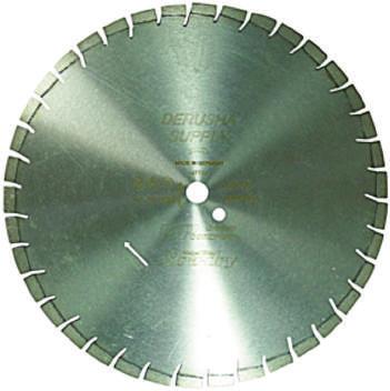 Medium Diameter Diamond Blades Rail, Masonry and Block Saw Blades TUX 5, TUX 6 AND TUX 7 innovative design for high speed saw, gas saw, cut off saw, table saw in all types of material.