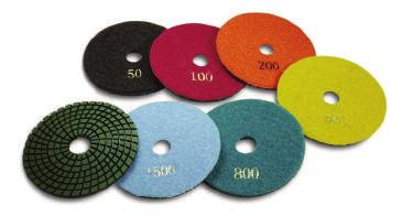 Polishing Pads & Belts Wet Polishing SUPRA polishing pads that offers amazing polishing for granite.
