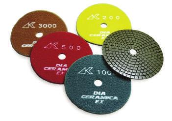 Polishing Pads & Belts Wet Polishing COPPER PLUS These copper pads offer long life. Available in 4 only.