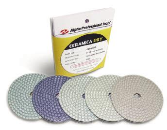 Polishing Pads & Belts Dry Polishing SUPERFLEX Great pad with great value. The flexible construction is ideal for countertops. Available in 4 only.