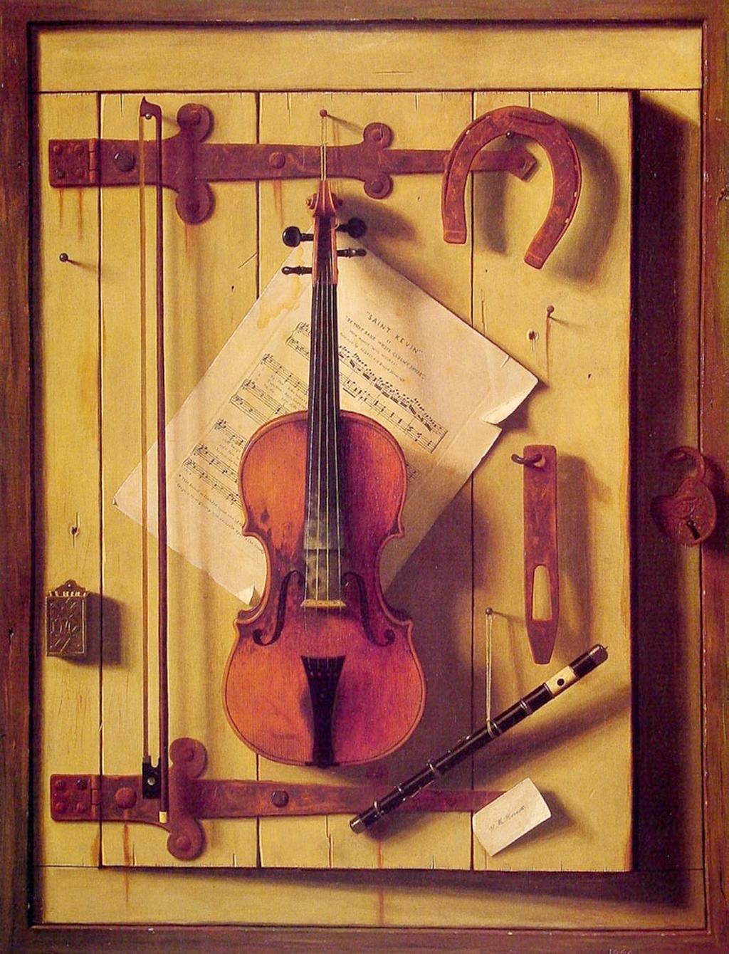 SECTION 1 ART STUDIES (continued) Violin and Music (Still life) (1888) by William Michael Harnett oil on canvas (2 76 cm) 3. Still Life Comment on the composition of this still life.
