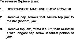 Jaw selection
