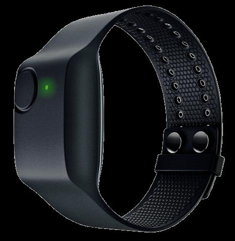 Figure 3.2: Empatica E4 wristband. Captures a variety of biometrics, including heart rate and electrodermal activity.