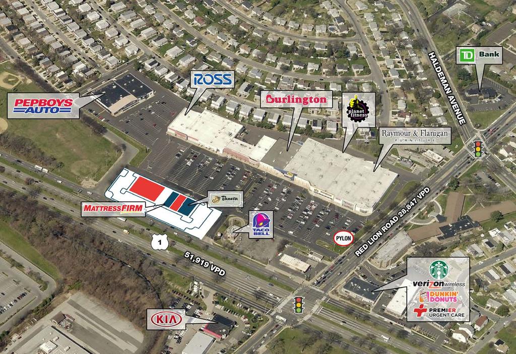 RED LION ROAD & ROOSEVELT BOULEVARD ±,8-0,000 SF AND PAD SITE FOR LEASE JOIN property highlights.
