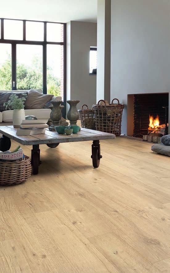 Warm, dark brown floor shades are in fashion, giving interiors a cosy, intimate, and homely feeling.