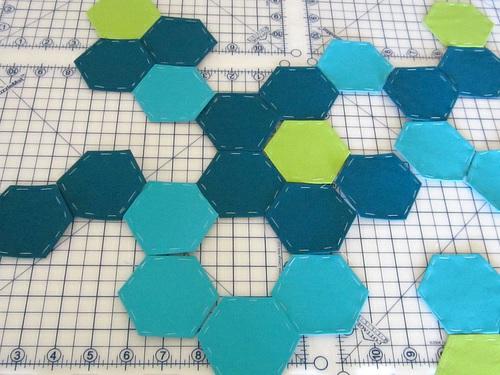 Use this method to complete all 26 hexagons needed