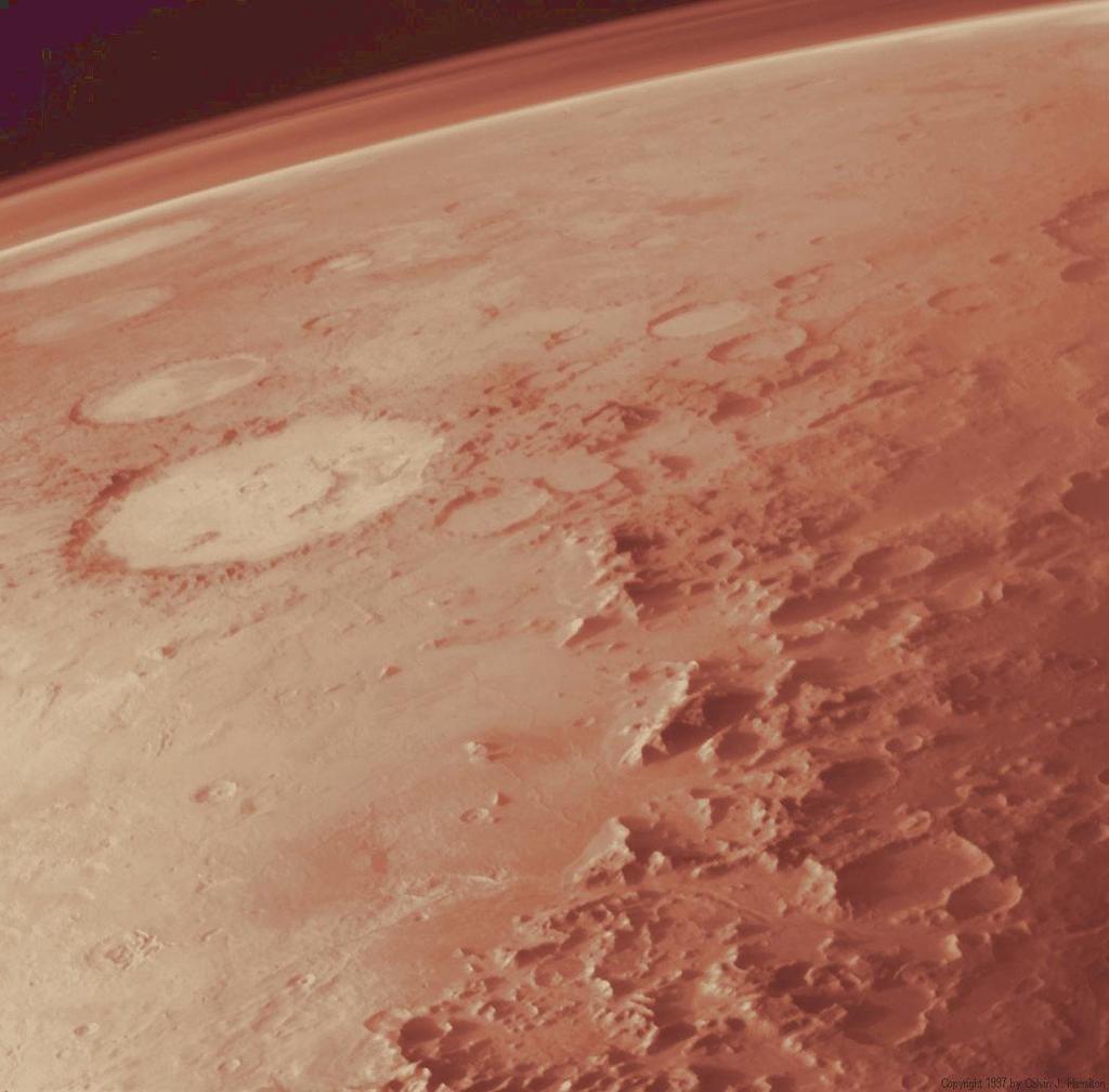 How the ionosphere of Mars works This hazy region contains the atmosphere and ionosphere of Mars Paul Withers