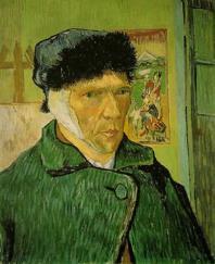 Vincent Van Gogh (1853-1890) Or, Emotional Intensity Self-Portrait with Bandaged Ear 1889, Oil on canvas, 60-49 cm, Courtauld Institute Galleries,
