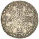 (3) 2015* William and Mary, silver halfcrown, 1689, first bust and shields, variety with pearls,