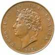 2077 George IV, copper farthings, first issue, 1825 (S.3822); second issue, 1826 (S.
