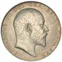 Struck from clashed dies, some traces of mint red, extremely fine or better and rare. 2130 Edward VII, silver crown, 1902 (S.