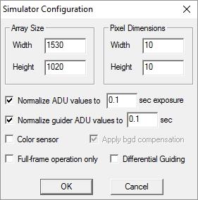4. Running FocusMax in Simulator Mode FocusMax should find the brightest star in the 5 'star' image when the Find button is pressed Run the FirstLight Wizard to generate a